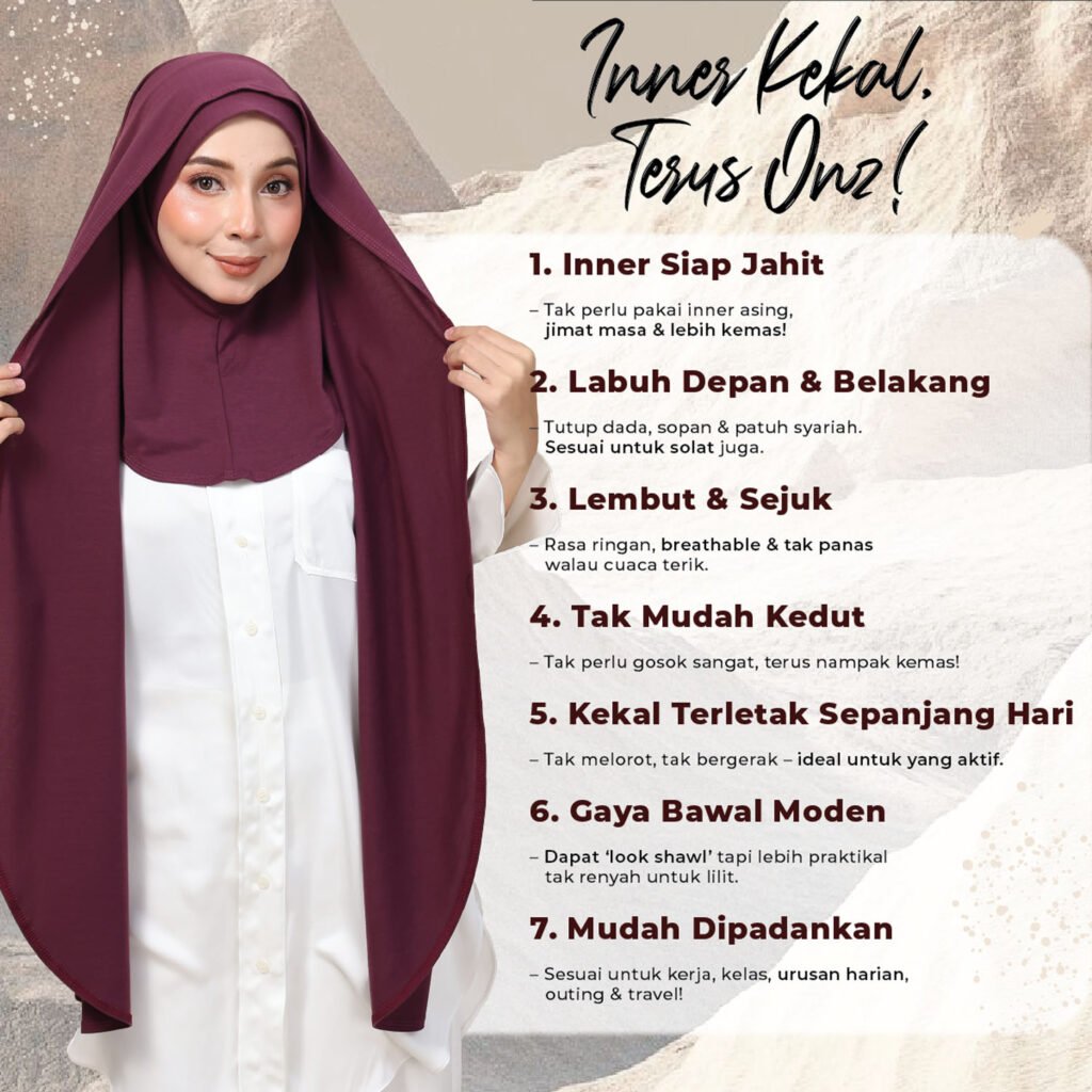 Inner kekal, terus onz: tujuh kelebihan Maya Bawal Inner