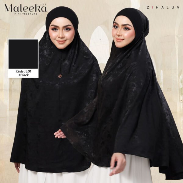 Maleeka Luxe warna Black