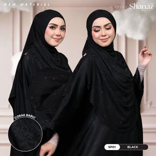 Shanaz Luxe warna Black