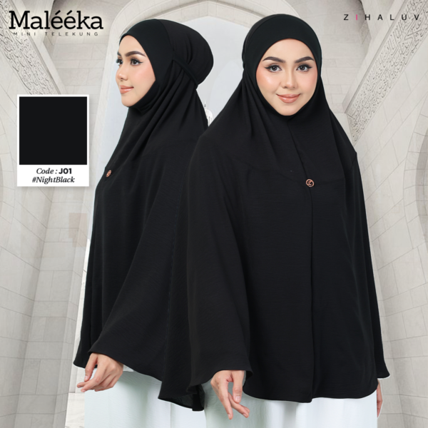 Maleeka warna Night Black
